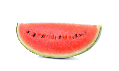 watermelon sliced  on white background