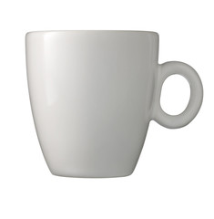 Image of coffee cup isolated with clipping path