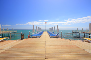 Obraz premium Beach and resort