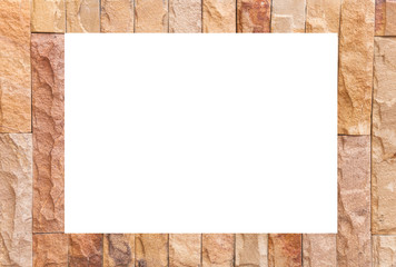 Brick wall outside of a house clipping inside