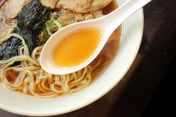 Ramen noodle japanese food