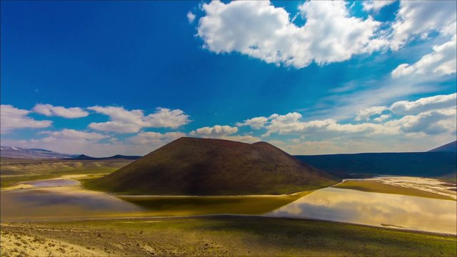 meke crater lake, konya, turkey