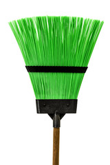 Broom, isolated on white background