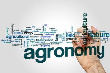 Agronomy word cloud