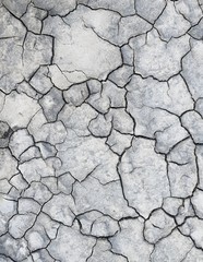 Close up of a dry soil.