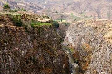 The most interesting places of South America, Colca canyon in Peru