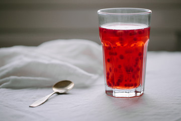 Fresh cranberry drink