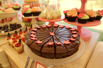 Deserts at a ceremony