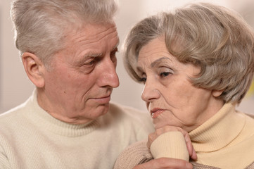 portrait of  senior couple