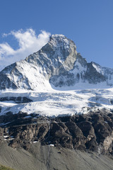 Inne ujęcie na górę Matterhorn