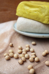 Soybeans and tofu