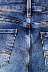 blue denim texture with pocket