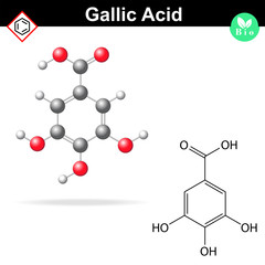 Gallic acid molecule