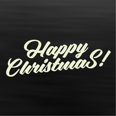 Fototapeta na wymiar Merry christmas 2016 Happy New Year Beautiful text design Background Holiday Typography Lettering Hhandwriting illustration