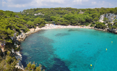 Fototapeta na wymiar Menorca island view