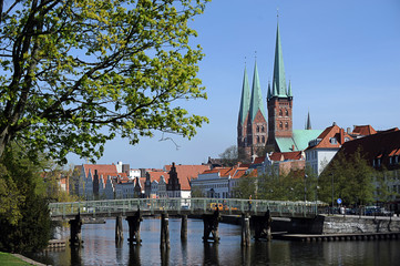 Kirche in der Hansestadt lübeck