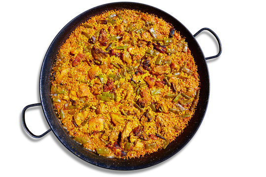 Paella from Spain rice recipe