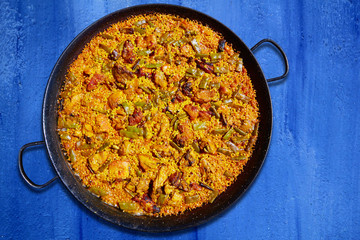 Paella from Spain rice recipe
