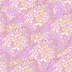 Amazing branches of lilac flowers in violet colors. Good for wal