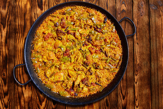 Paella from Spain rice recipe