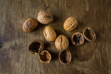 Walnuts with shell