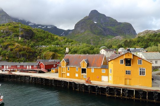 Fishing village in Norway - Nusfjord