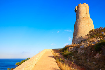 Denia Torre del Gerro tower in Las Rotas Spain