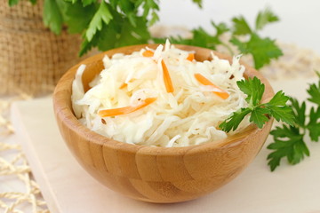 Sauerkraut in a bowl