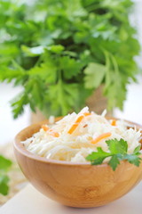 Sauerkraut in a bowl