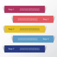 Vector lines infographic.