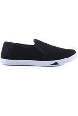 Black sneakers isolated on white background