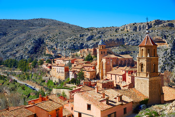 Fototapeta na wymiar Albarracin medieval town at Teruel Spain