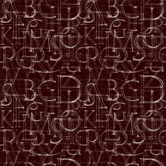 Obraz premium Font Antiqua. ABC