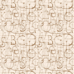 Font Antiqua pattern.