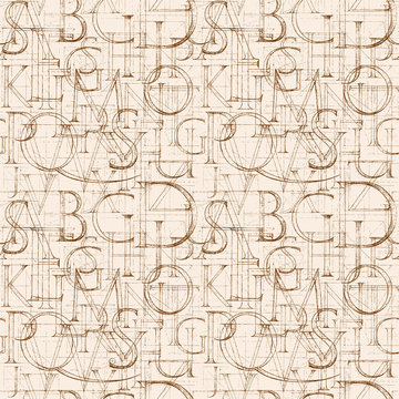 Font Antiqua pattern.