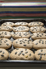 Homemade whole grain bread