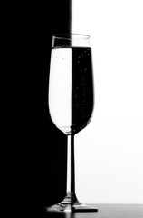 Transparent Glass with liquid