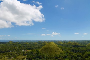 Fototapeta na wymiar Le colline di cioccolato - Filippine
