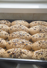 Homemade whole grain bread