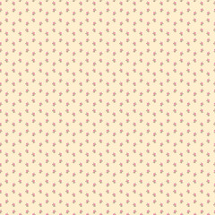 Seamless floral pattern with little roses