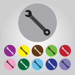 Spanner icon / Wrench icon