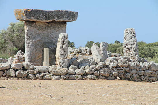 Prehistoric settlement of Trepuco, Es Castell, Minorca, Balearic