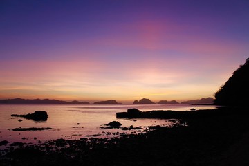 Fototapeta premium Tramonto a Palawan - Filippine