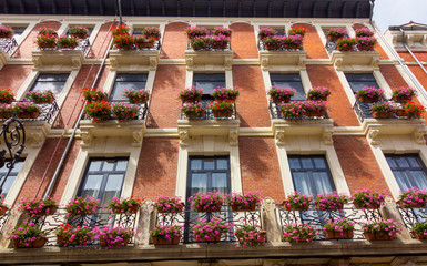 Old building in the city of Leon in Spain