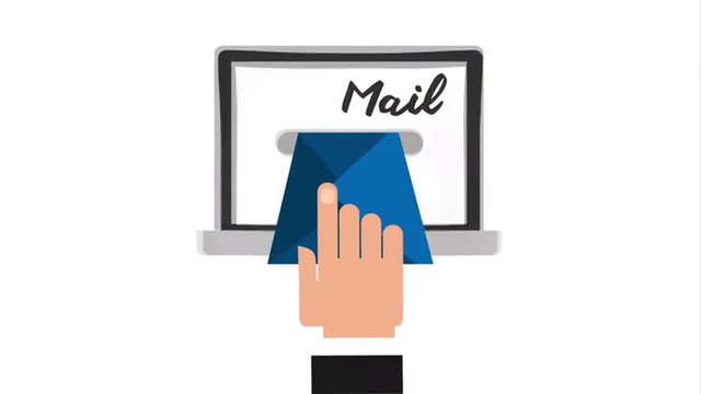 Email icon design, Video Animation 