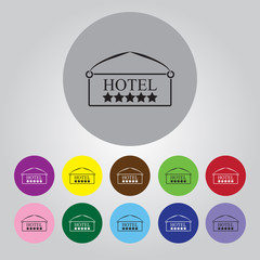 Plate hotel icon