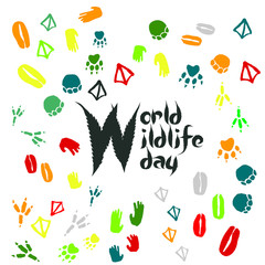 World Wildlife day foot