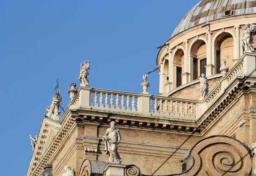 PARMA, ITALY - SEPTEMBER 28, 2015: Basilica Santa Maria della Steccata. Basilica is a Marian shrine made in Parma between 1521 and 1539 and in 2008 elevated to the rank of minor basilica