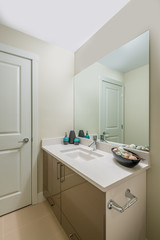 Fragment of a luxury bathroom