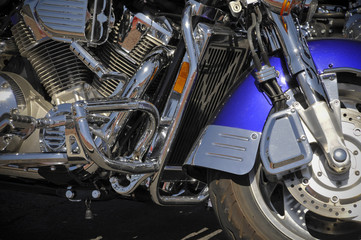 Chrome on Motorcycle